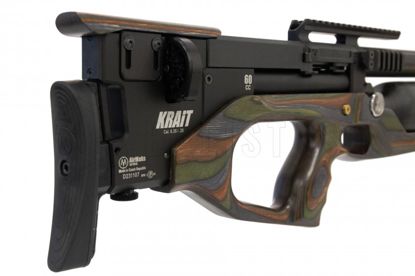 Carabina ad aria compressa AirMaks Krait WL 6,35mm Forest Lamino