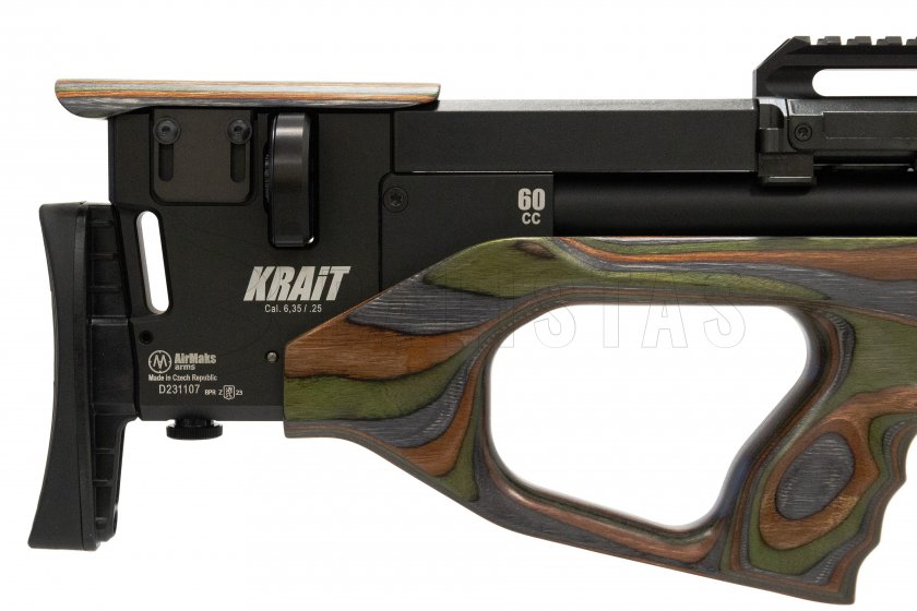 Carabina ad aria compressa AirMaks Krait WL 6,35mm Forest Lamino