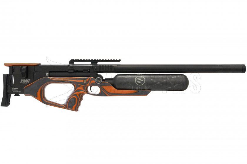 Fucile ad aria compressa AirMaks Krait WX 5,5mm Arancione Lamino