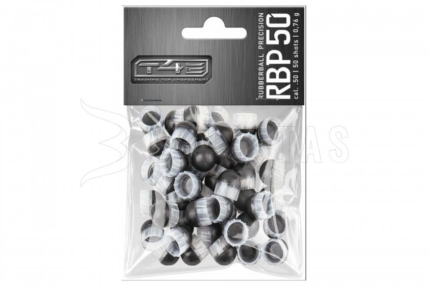 Pallini T4E Rubber Ball Precision RBP .50 polymer 50pz