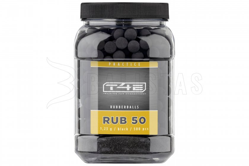 Pallini T4E Rubber Ball RB Prac-Series .50 polimero 500 pz