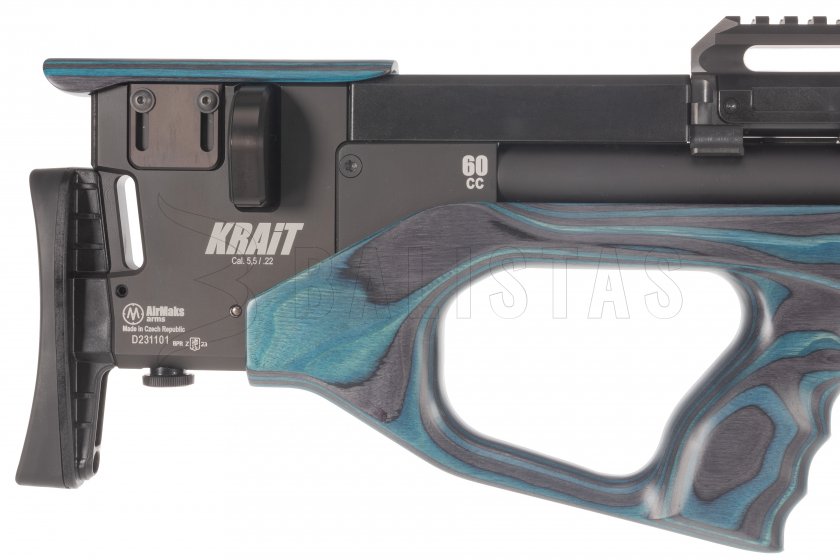 Carabina ad aria compressa AirMaks Krait WL 5,5mm Blue Lamino