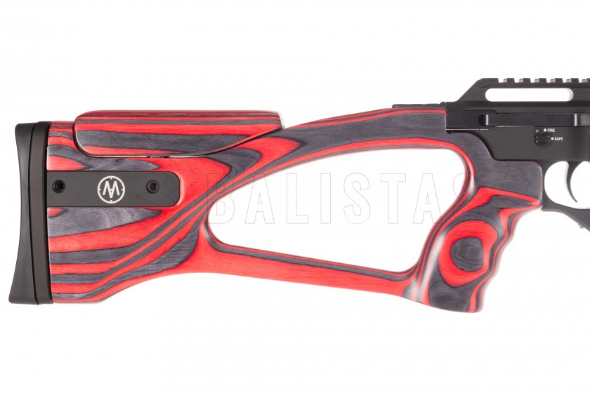 Carabina ad aria compressa AirMaks Katran W 5,5mm Red Lamino