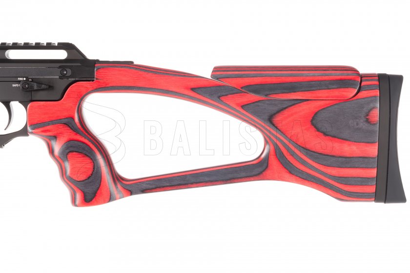 Carabina ad aria compressa AirMaks Katran W 5,5mm Red Lamino