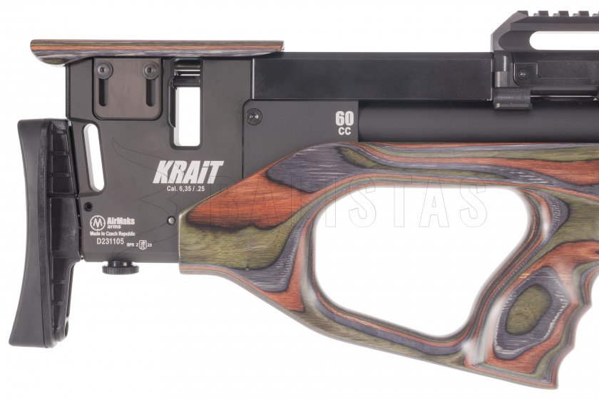 Carabina ad aria compressa AirMaks Krait WX 6,35mm Forest Lamino