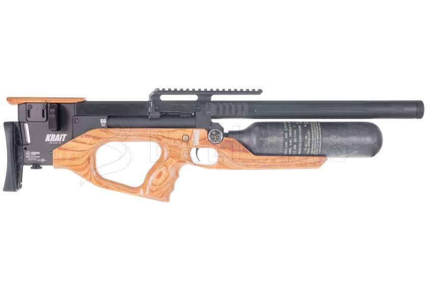 Carabina ad aria compressa AirMaks Krait WL 6,35mm Light Brown Lamino