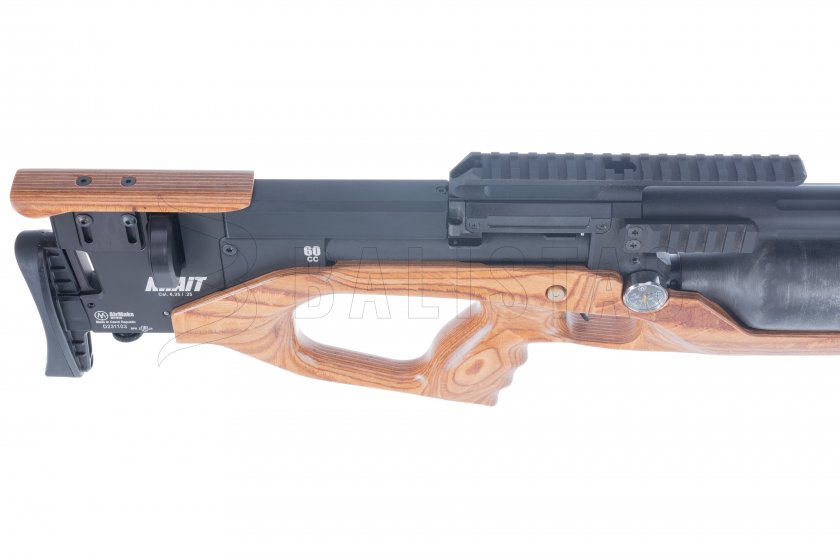 Carabina ad aria compressa AirMaks Krait WL 6,35mm Light Brown Lamino