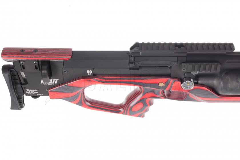 Carabina ad aria compressa AirMaks Krait WX 6,35mm Red Lamino