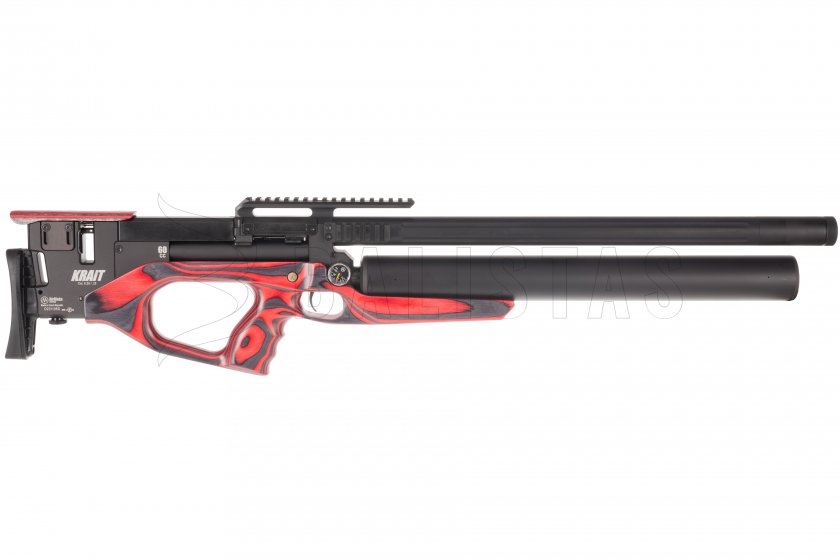Carabina ad aria compressa AirMaks Krait WX Tube 6,35mm Red Lamino