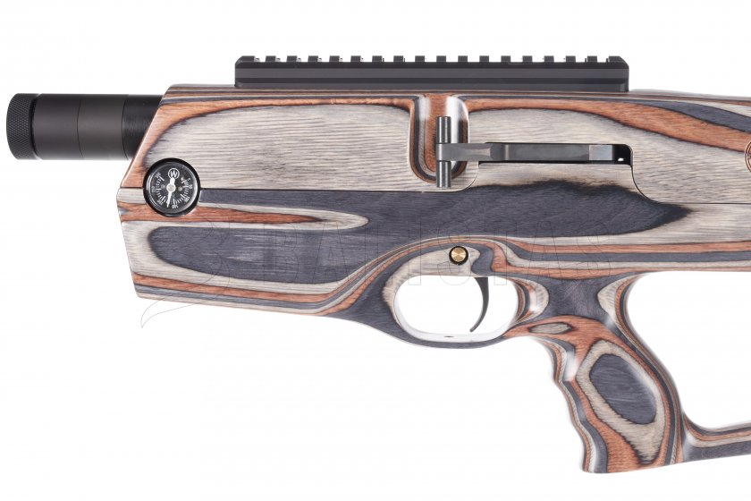 Carabina ad aria compressa AirMaks Caiman 4,5mm grey/brown lamino