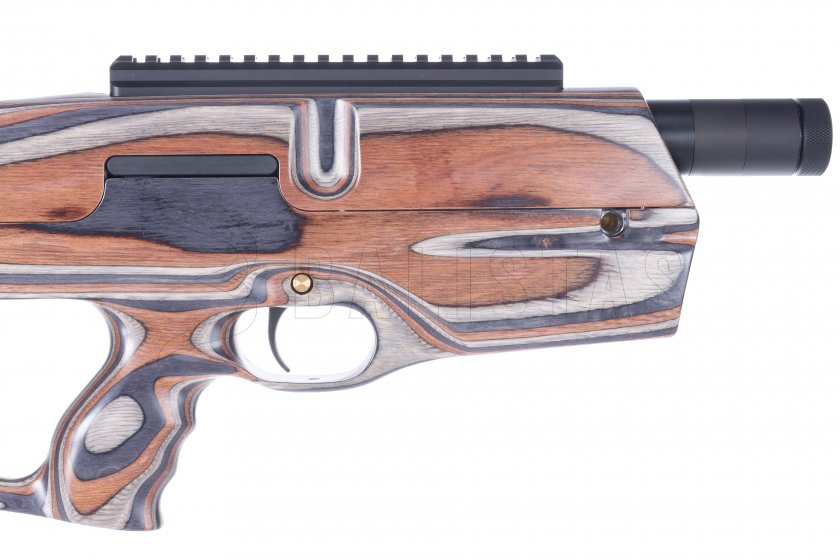 Carabina ad aria compressa AirMaks Caiman 4,5mm grey/brown lamino