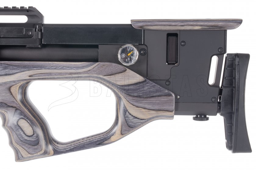 Fucile ad aria compressa AirMaks Krait W Tubo 5,5mm Grigio Lamino
