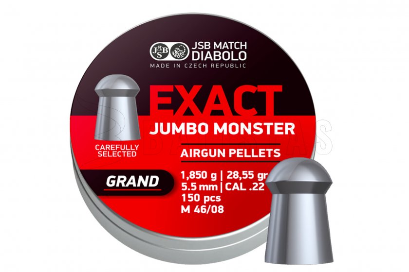 Diabolo JSB Exact Jumbo Monster Grand 5,52mm 150pz