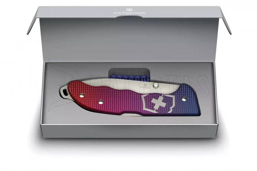 Coltello Victorinox Evoke Alox Blu-Rosso
