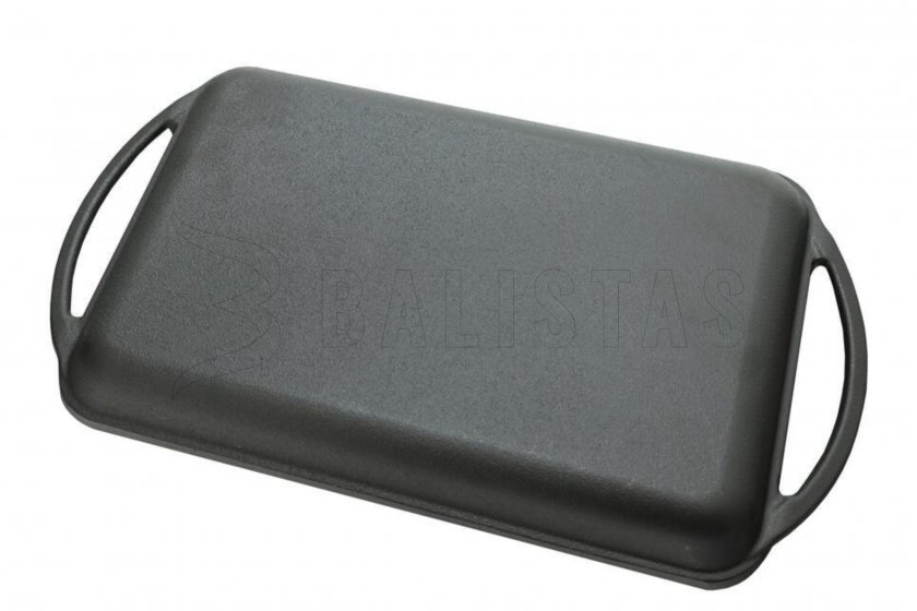 Padella grill con manici in ghisa 33x21,5cm