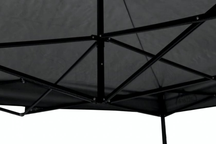 Tenda pieghevole da festa 3x3m grigia WATERPROOF