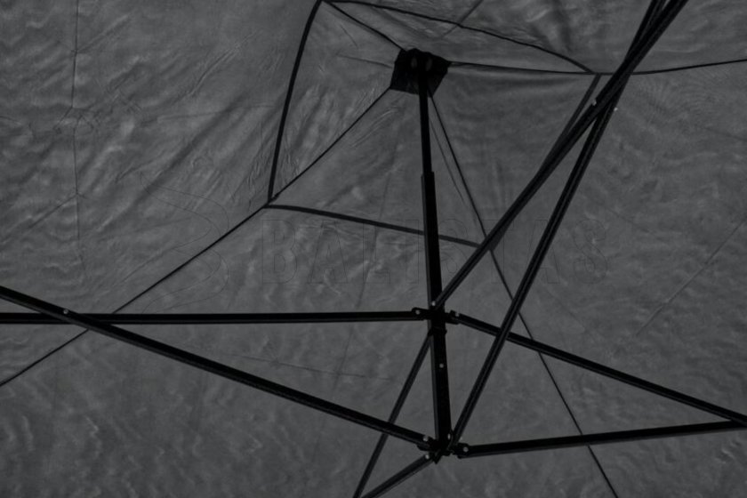 Tenda pieghevole da festa 3x3m grigia WATERPROOF
