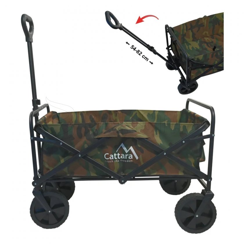 Carrello da campeggio pieghevole Cattara TROGIR ARMY