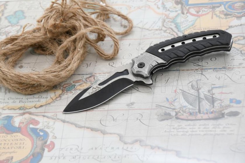 Coltello pieghevole COBRA 20cm con blocco argento
