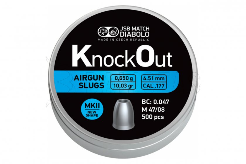 Diabolo JSB KO Slug .177 MKII 4,51mm