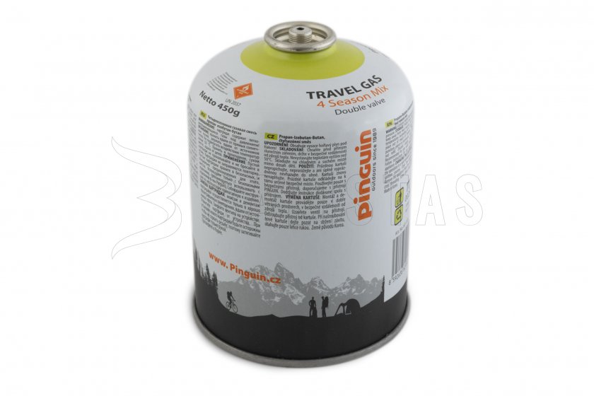 Cartuccia a gas Pinguin Travel Gas 450g