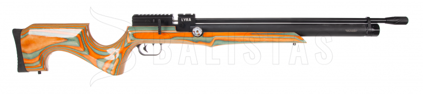 Carabina ad aria compressa Reximex Lyra orange/green lamino 5,5mm