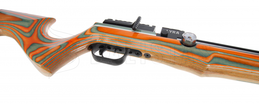 Carabina ad aria compressa Reximex Lyra orange/green lamino 5,5mm