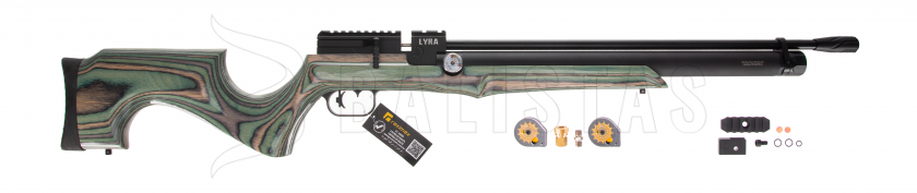 Carabina ad aria compressa Reximex Lyra green/grey lamino 5,5mm