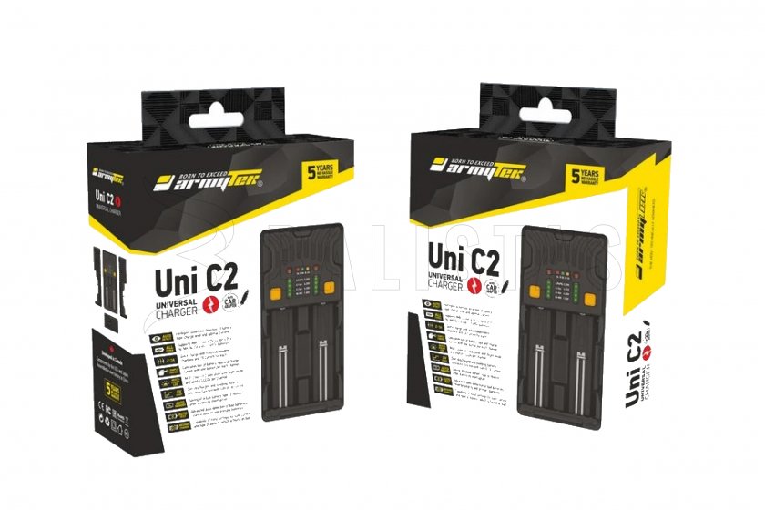 Caricatore Armytek UNI C2 con spina tipo C
