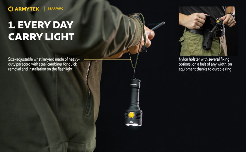 Torcia multifunzione Armytek Bear WRG