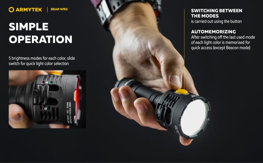 Torcia multifunzione Armytek Bear WRG