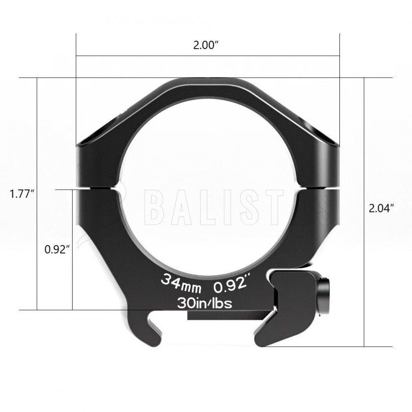 Montaggio Arken Halo 22mm/34mm basso
