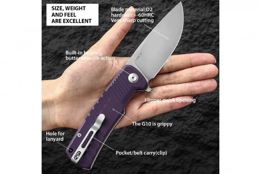 Coltello pieghevole Ganzo G769-BK