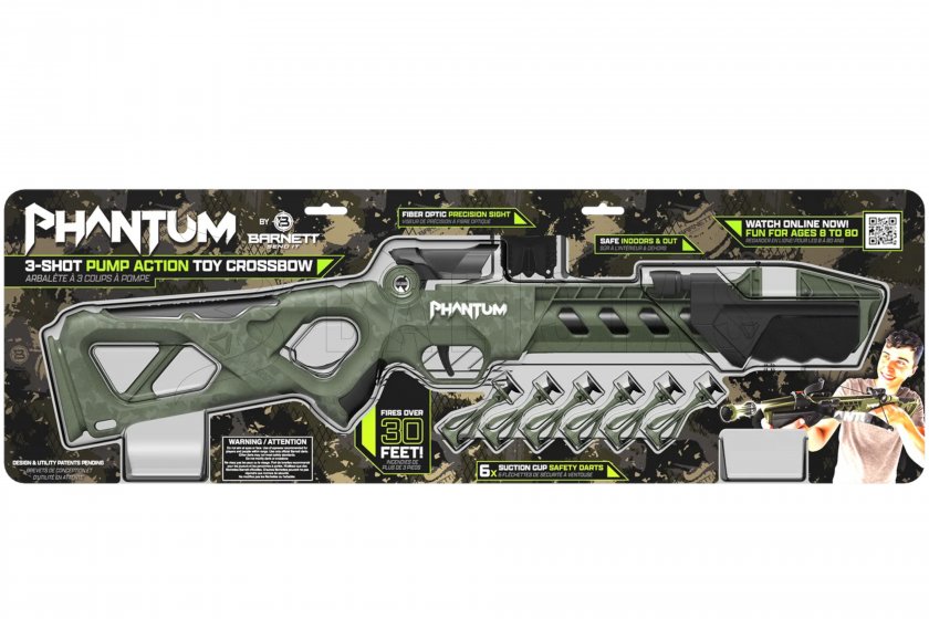 Balestra per dardi a ventosa Barnett Phantum OD Green