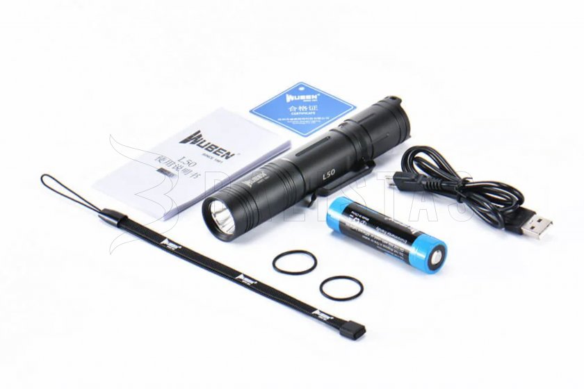 Torcia Wuben L50 nera