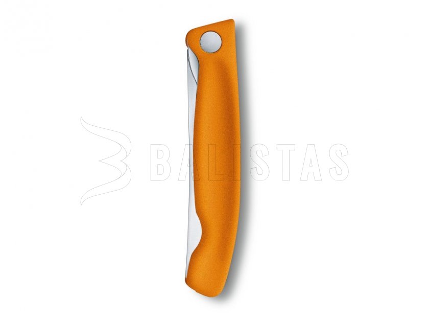 Coltello pieghevole per verdura Victorinox lama ondulata Arancione