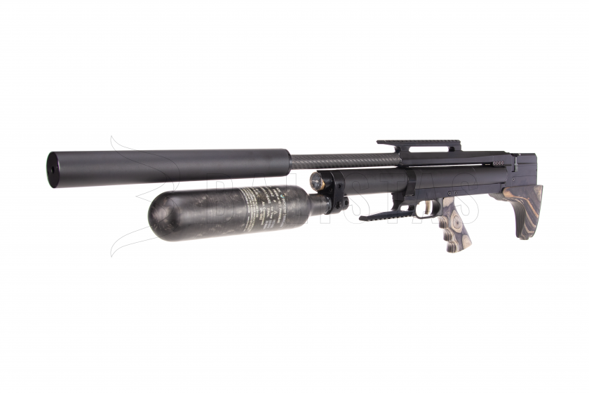 Fucile ad aria compressa Taipan Veteran II TAC 700mm 6,35mm Laminato Grigio
