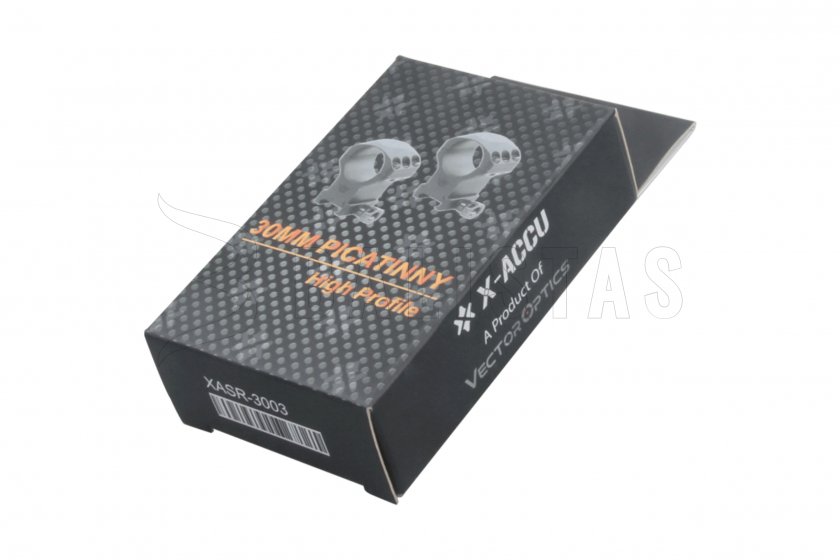Ottica Vector X-ACCU montatura a due pezzi 22m/30mm - alta