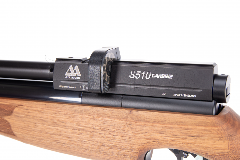 Carabina ad aria compressa Air Arms S510 4,5mm Noce Sinistra
