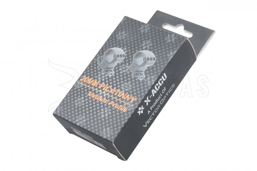 Ottica Vector X-ACCU montatura a due pezzi 22mm/30mm media