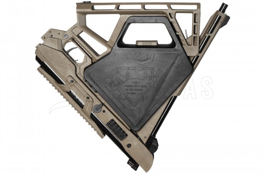 Carabina ad aria compressa Black Bunker BM8 4,5mm Coyote Tan (con filetto)