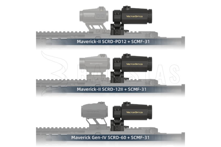 Modulo di ingrandimento Vector Optics Maverick-III 3x22 MIL mod.2026 11