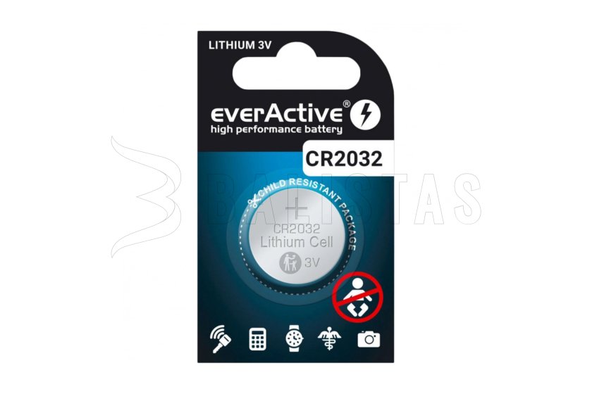 Batteria everActive CR2032 2
