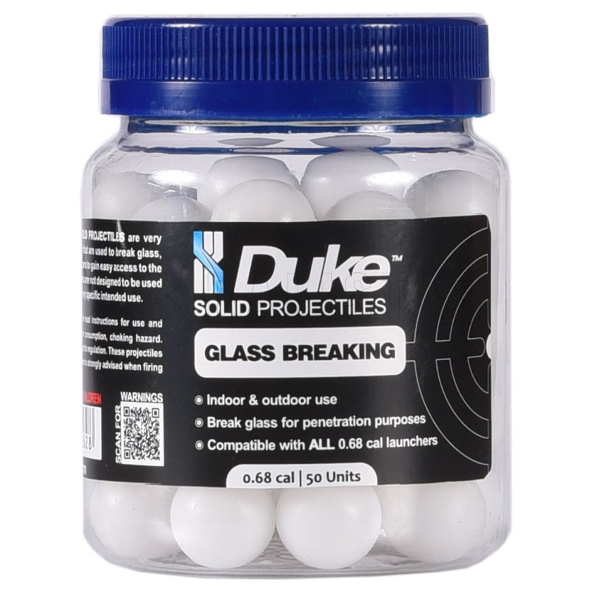 Pallini Duke Glass Breaking Solid Projectile .68 50 pz