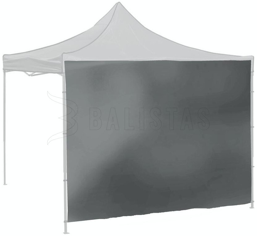 Pareti laterali per tenda da festa 2X3m 210D grigie impermeabili Cattara 13344