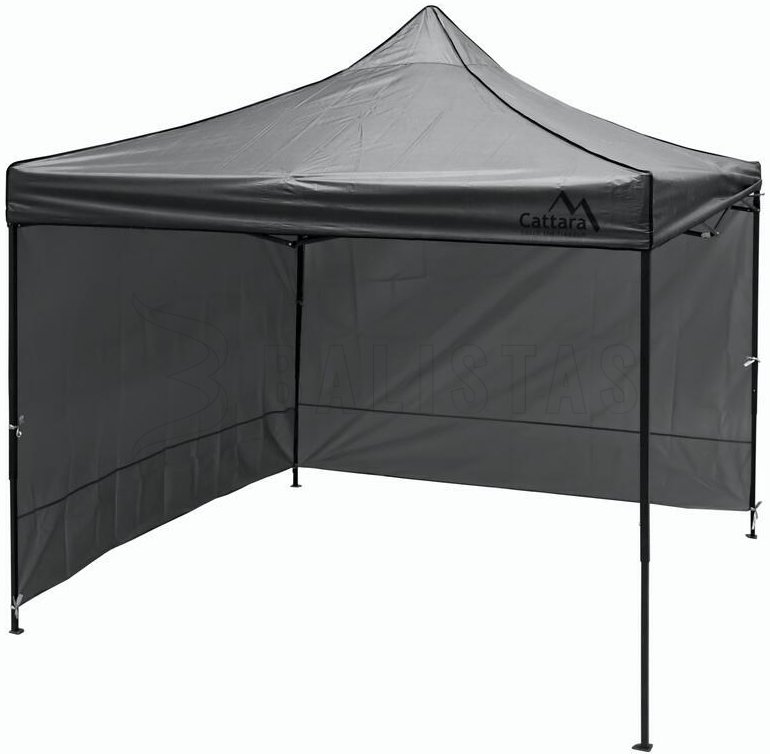 Pareti laterali per tenda da festa 2X3m 210D grigie impermeabili Cattara 13344 5