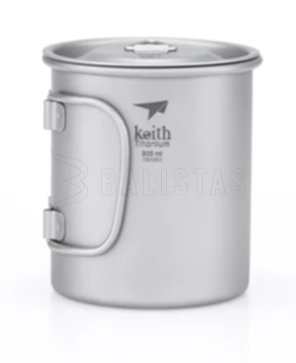 Tazza in titanio Keith con coperchio 300ml 2