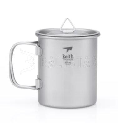Tazza in titanio Keith con coperchio 300ml 3