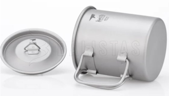 Tazza in titanio Keith con coperchio 300ml 5