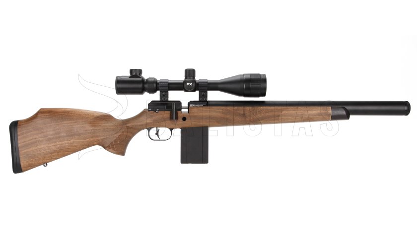 Carabina ad aria compressa FX DRS 500mm Walnut Grade 2 6,35mm 9